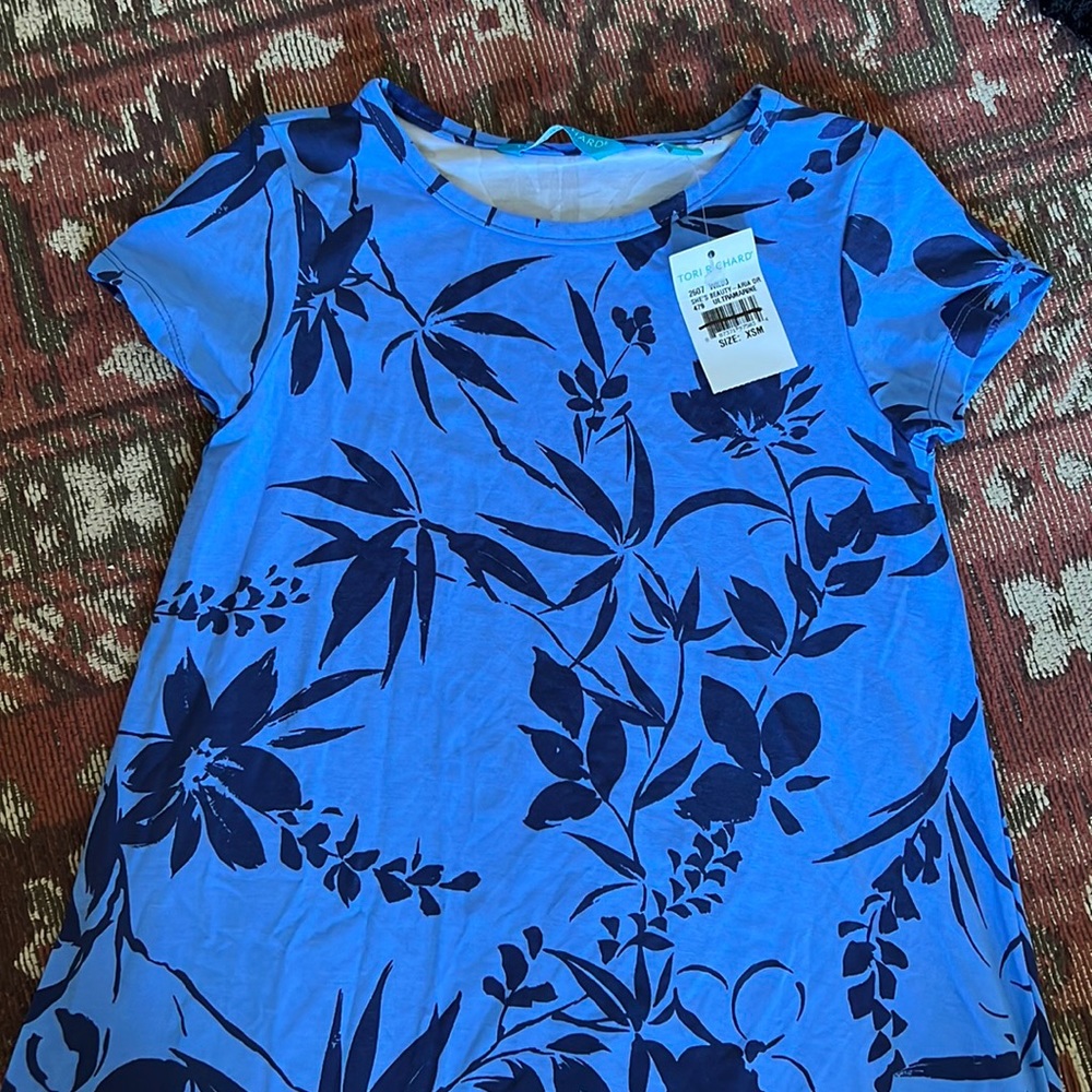 Tori Richard Girls Dress ultramarine NWT